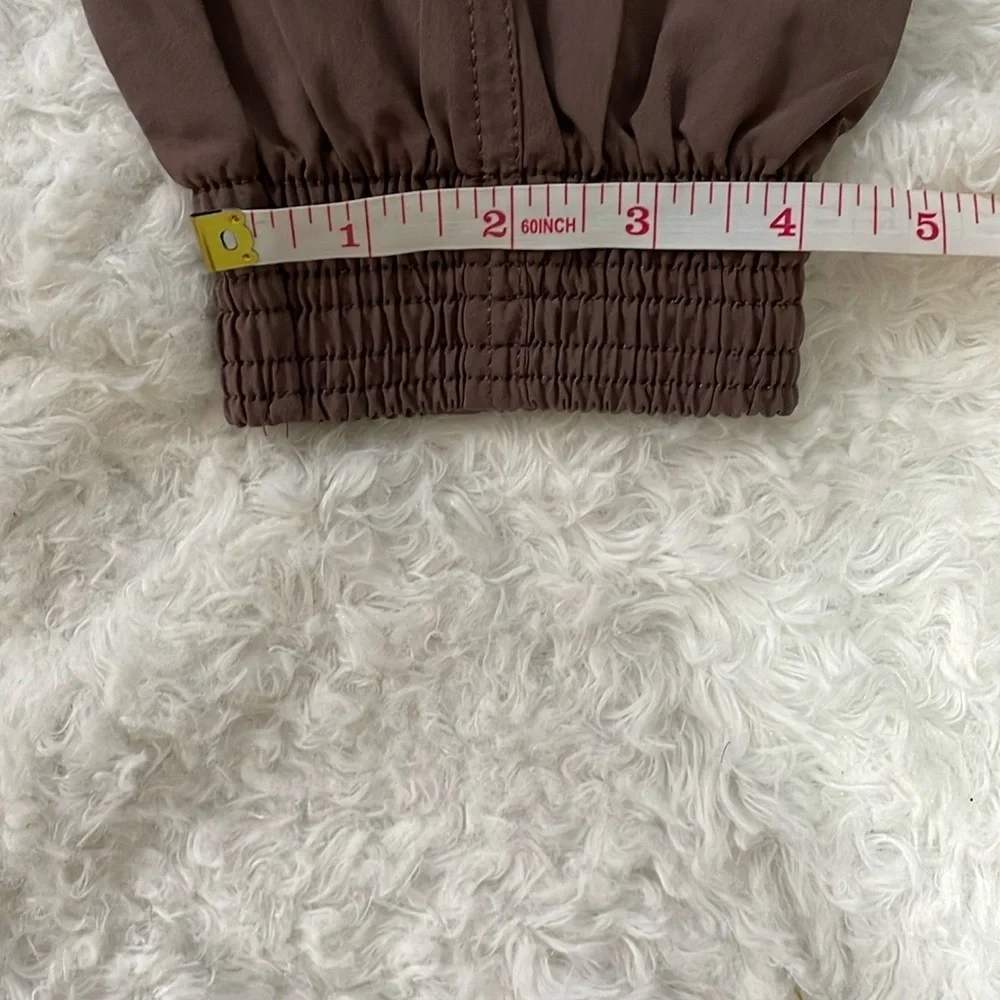 Athleta Brown Track Joggers Relaxed Fit